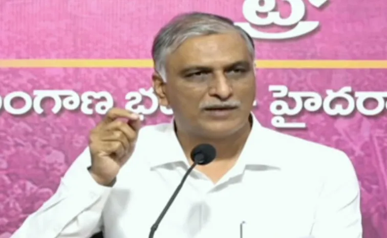 Ex Minister Harish Rao Comments On Godavari Water