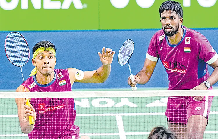 Satwiksairaj and Chirag Shetty lose in Indonesia Masters badminton tournament