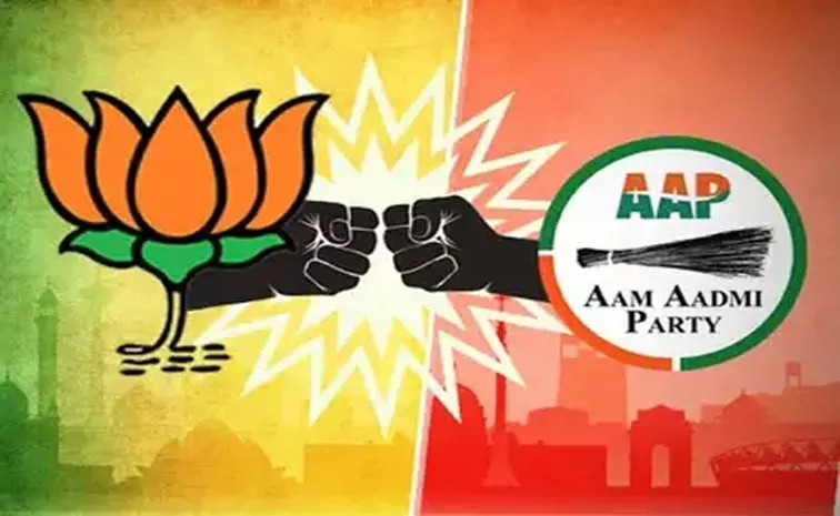 AAP vs BJP For a two-pronged battle in Delhi assembly Elections