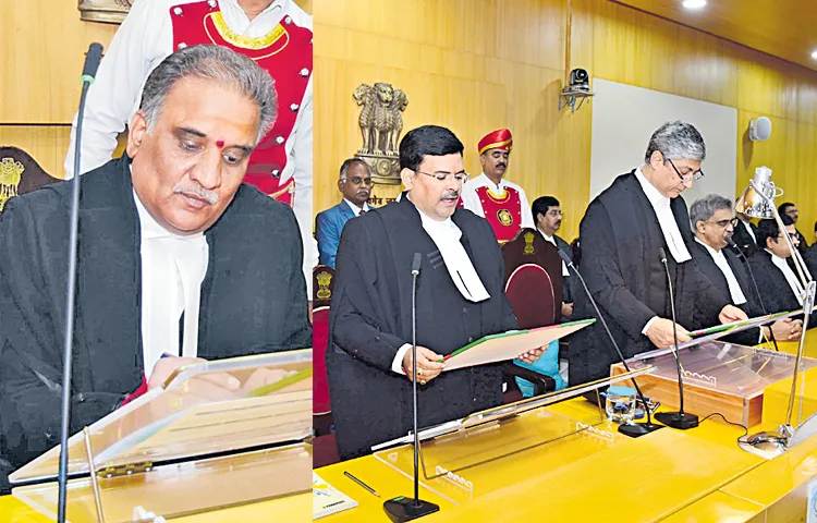 Hariharanatha Sharma and Lakshmana Rao sworn in as High Court judges