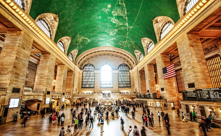 Grand Central Terminal in New York City holds the title of the world largest railway station architectural wonder completed in 1913