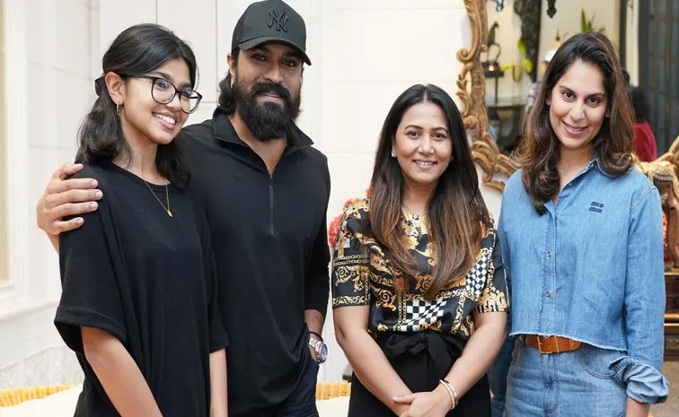 Global Star Ram Charan, Upasana congratulate Team Gandhi Tatha Chettu