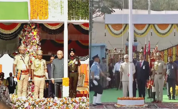 Republic Day Celebrations In Telugu States