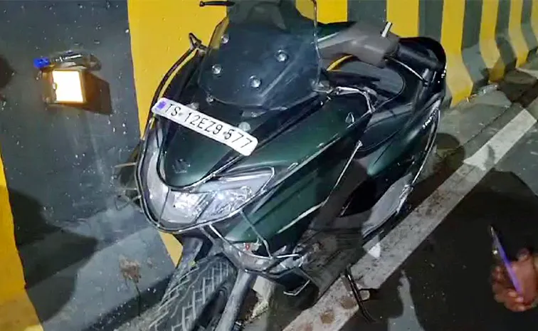 Hyderabad Rajendranagar Flyover Bike Accident Details