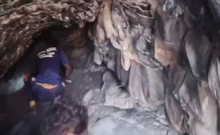 A Mysterious Cave Seen in Jamui crowd of People Gathered to see it