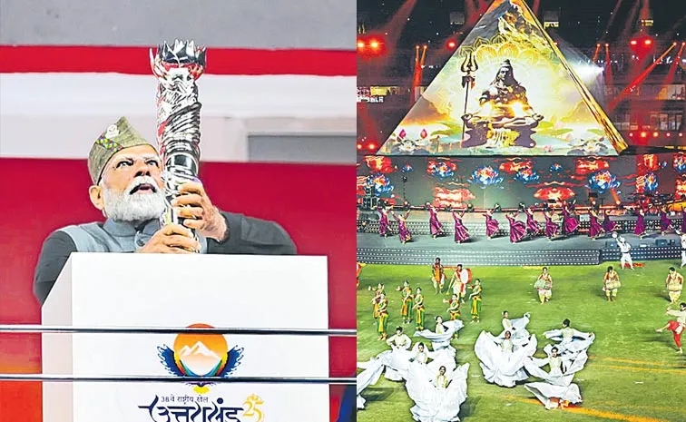 National Games: PM Modi Says India pushing for hosting rights of 2036 Olympics