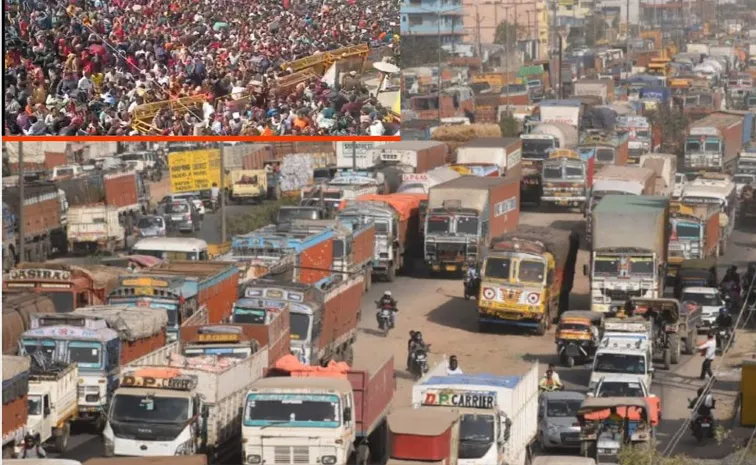 Mahakumbh 2025 70-km Long jam from Karmanasha Border of up Bihar to Rohtas