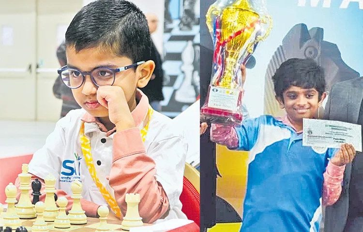 Under 9 National Chess Champion Nidhish