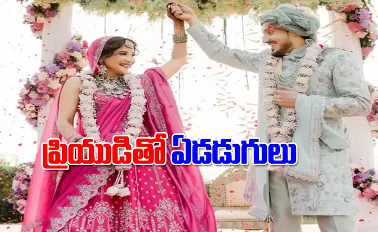 Actress Sakshi Agarwal gets married to her childhood Friend Navneet in Goa