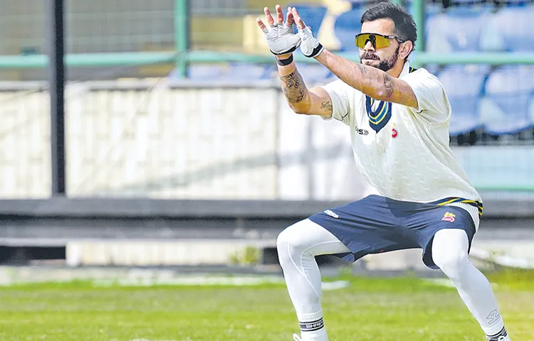 Kohli ready to play in the last league match of Ranji Trophy against railways 