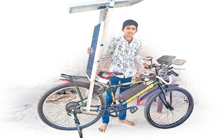 14 Year Old Gagan Chandra Designs Hybrid Three In One Bicycle