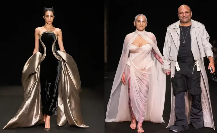 Paris Fashion Week 2025 fighter Navkirat Sodhi shines at Gaurav Gupta collection 