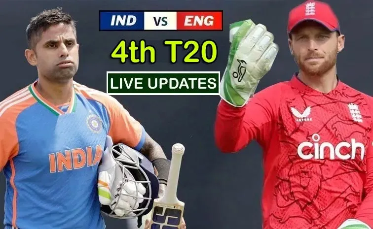 India VS England 4th T20I Live Updates And Highlights