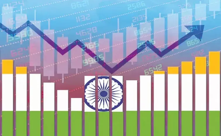 Economic Survey 2025 by Nirmala Sitharaman projects a GDP growth rate of arround 6 percentage for the fiscal year 2026