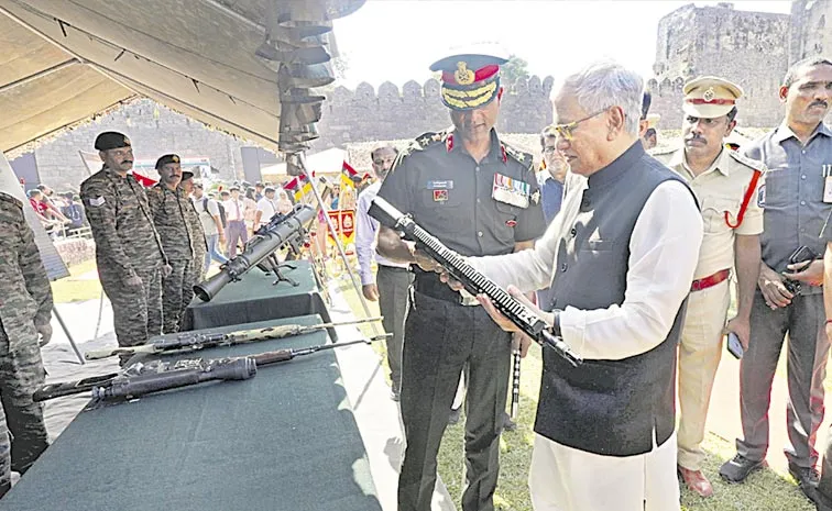 Know Your Army Mela inaugurated Jishnu Dev Varma at Golconda