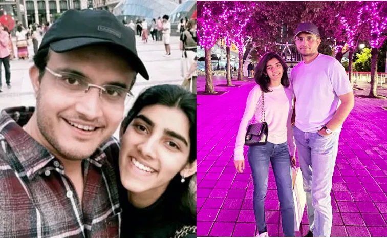 Sourav Ganguly Daughter Sana Escapes Unhurt After Bus Hits Her Car In Kolkata