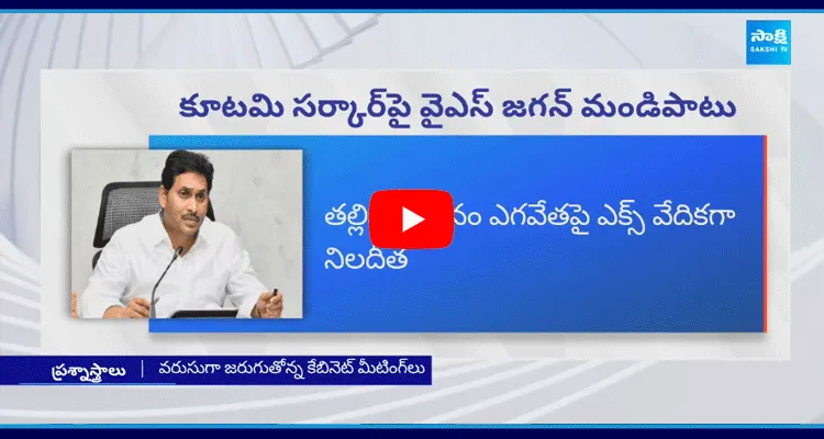 YS Jagan Comments On Chandrababu And TDP Government 