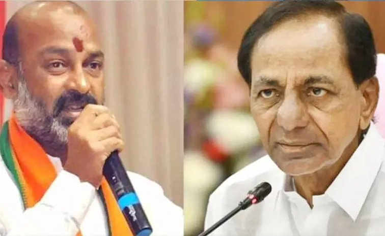 bandi sanjay slams over kcr 