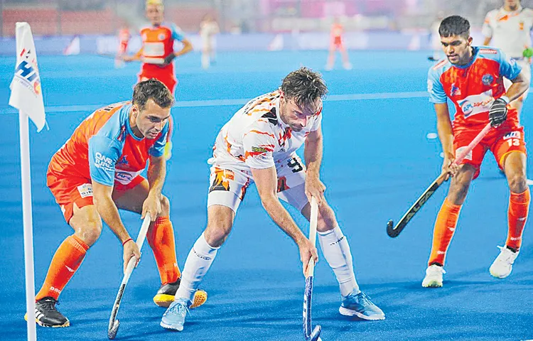 Srachi Bengal Tigers score a hat trick in Hockey India League
