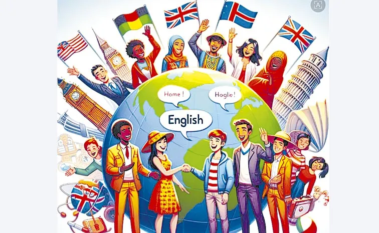 Recognized as language English spoken by 1. 75 billion people in world