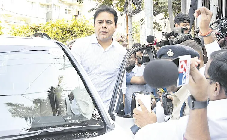 ACB Once Again Issued Notices to KTR: Telangana