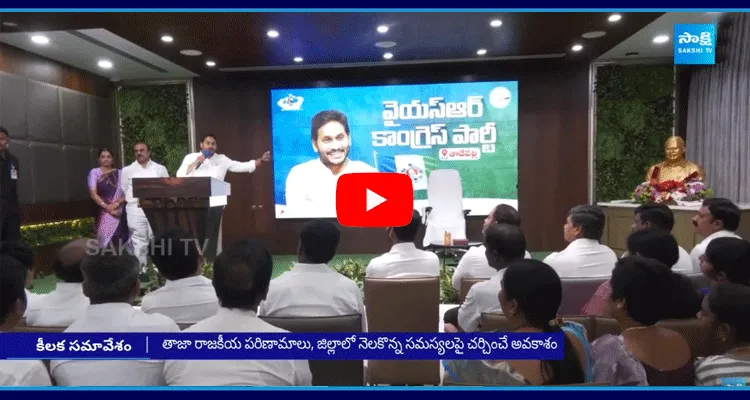 YS Jagan Meeting With Nellore District YSRCP Leaders Today