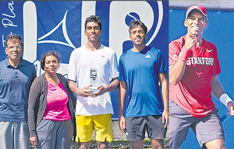 American teenager of Telugu descent consistently excels in tennis