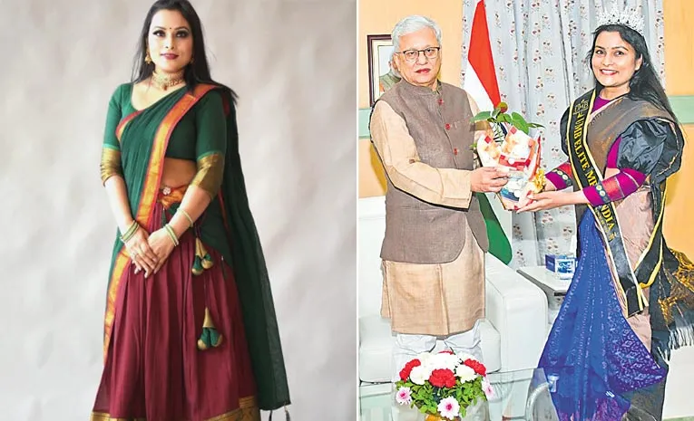 mrs india 2024 winner sushma muppidi invited government programs