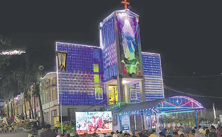 Gunadala Mary mata Festival begins  in vijayawada