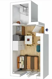 Demand for studio apartments shrinks