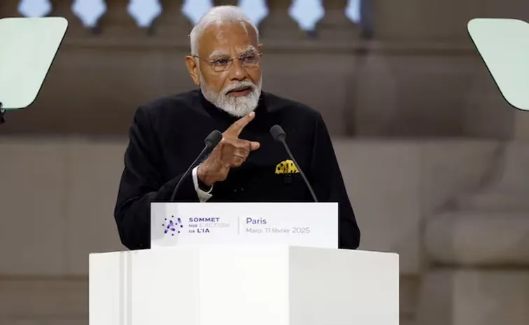 PM Narendra Modi Reacts About AI Impact On Employment At AI Action Summit In Paris