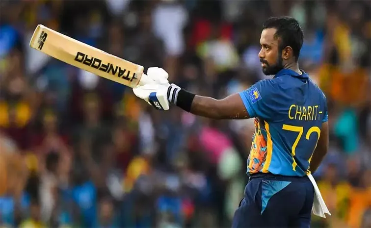 SL VS AUS 1st ODI: Charith Asalanka Smashed Fourth ODI Hundred