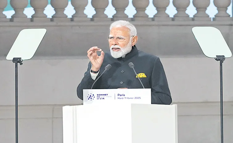 PM Narendra Modi Comments At Paris AI Summit