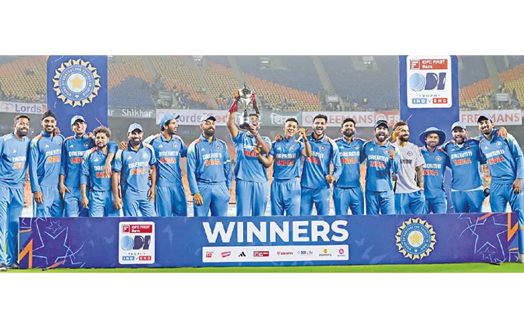 Indian team has now clean swept ODI series