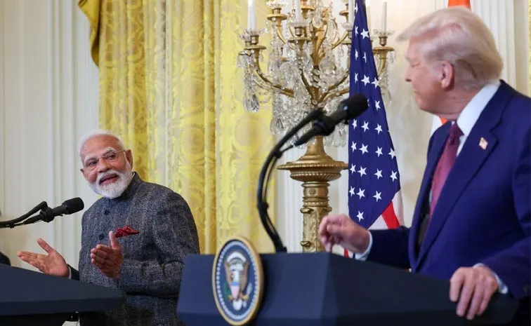 USA Trump Praised PM Modi Over Negotiates Matter