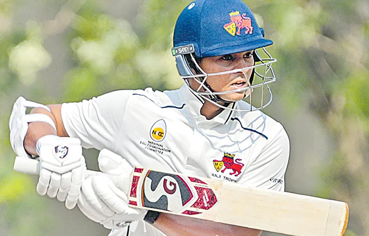 Yashasvi Jaiswal in Ranji semi finals