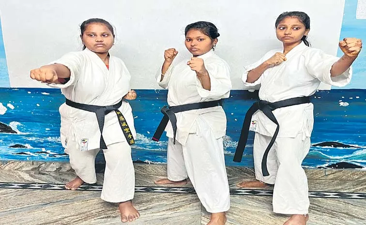 Visakhapatnam Sisters Win Medals In Karate