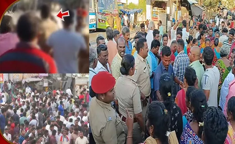 Crowd blocks Road In Puducherry Full Details