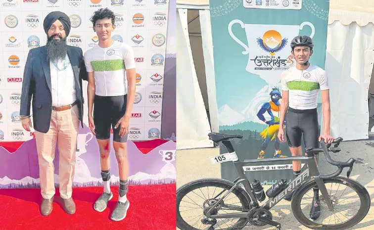 Hyderabadi Cyclist Aashirwad Saxena Asian Road Cycling Championship