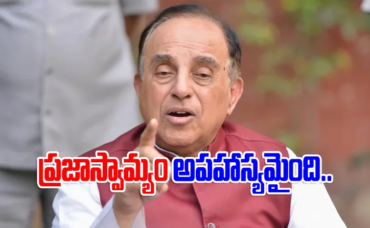 Subramanya Swamy Writes A Letter To CBI For Deputy Mayor Election Of Tirupati