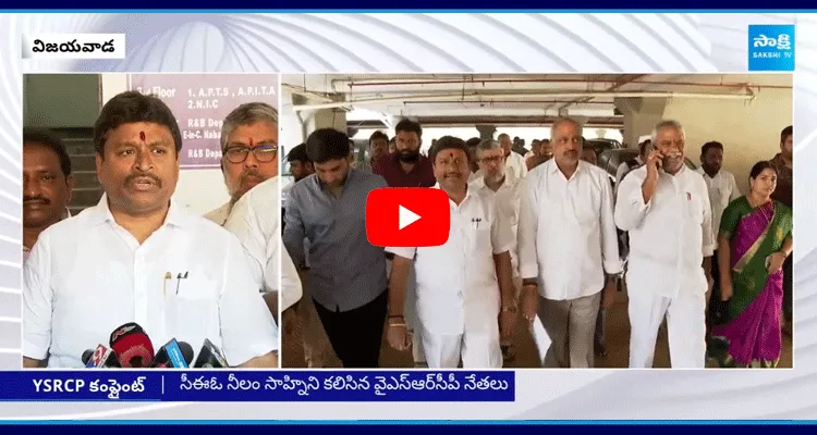 YSRCP Leaders Meet CEO Nilam Sawhney 