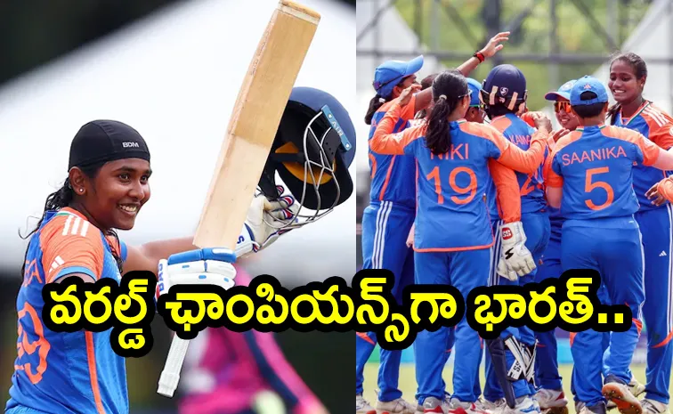 India secure their second consecutive U19 Womens T20 World Cup title