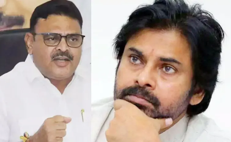 Ambati Rambabu denied the attack on Mudraga home