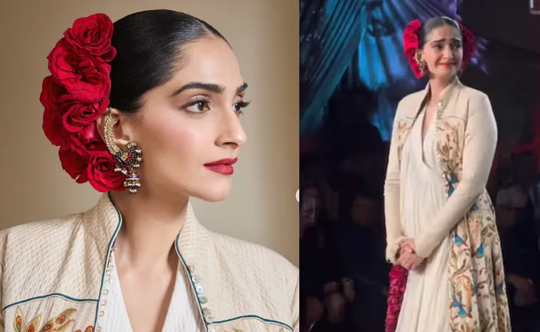 Sonam Kapoor breaks down while walking the ramp