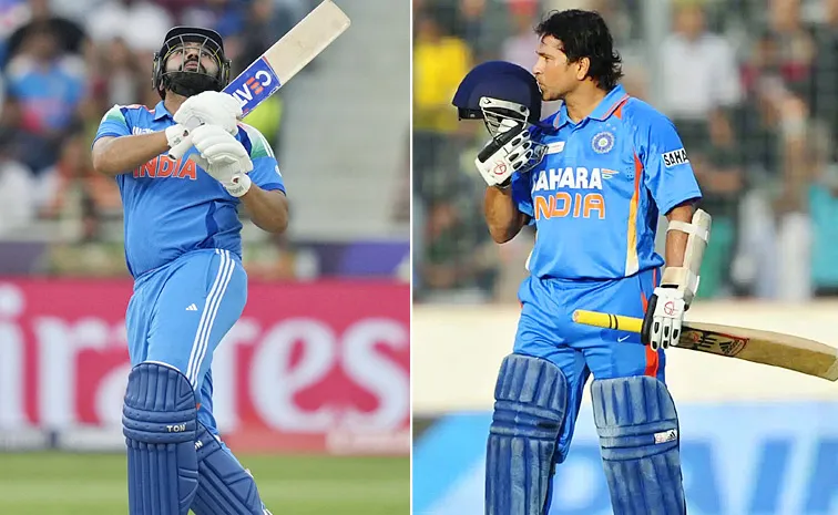 Rohit Sharma breaks Sachin Tendulkars feat