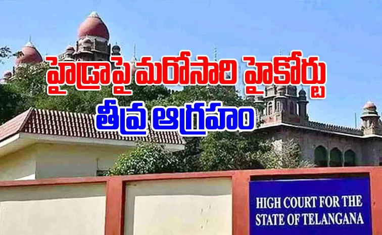 Telangana High Court Again Slams HYDRAA Demolitions