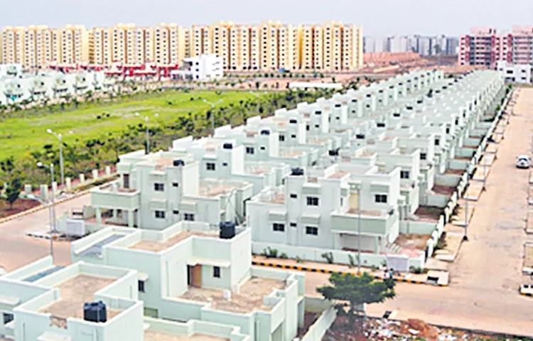 Housing colonies around Outer Ring Road