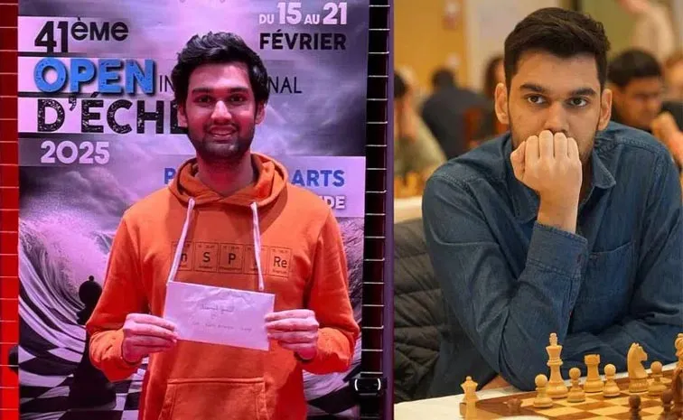 Telangana GM Raja Rithvik Wins Bronze Medal At Cappelle International Chess Championship