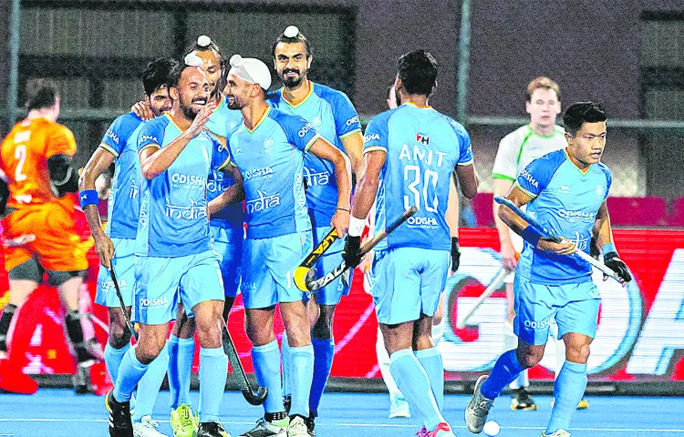 Indian mens hockey team to face England today