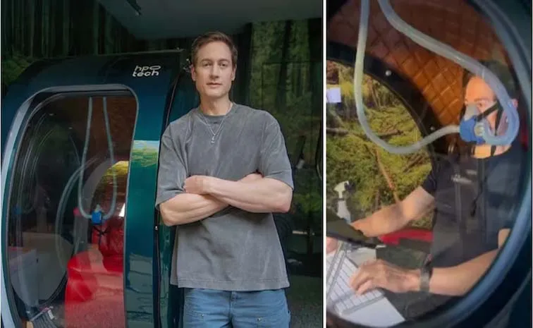 Millionaire Bryan Johnson Moves His Office Into Hyperbaric Oxygen Chamber